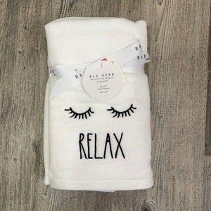 Rae Dunn relax hand towels